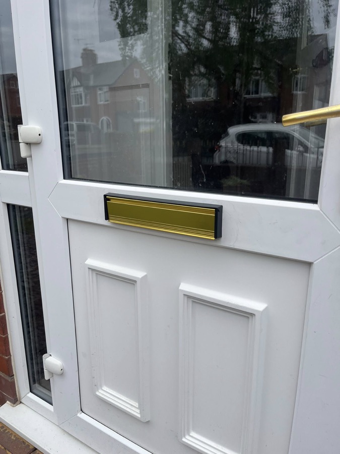New letterbox fitted outside