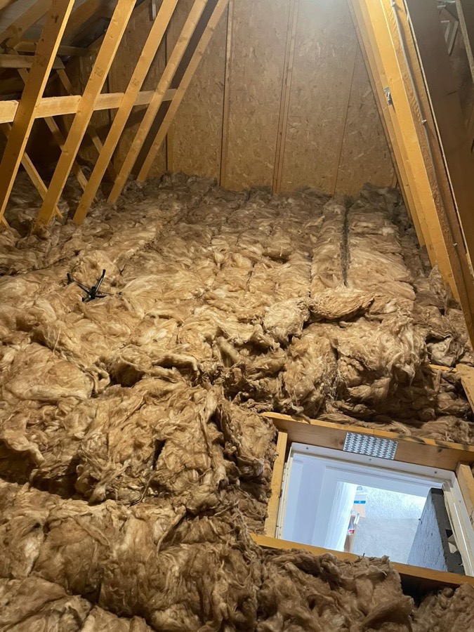 Loft space before boarding work